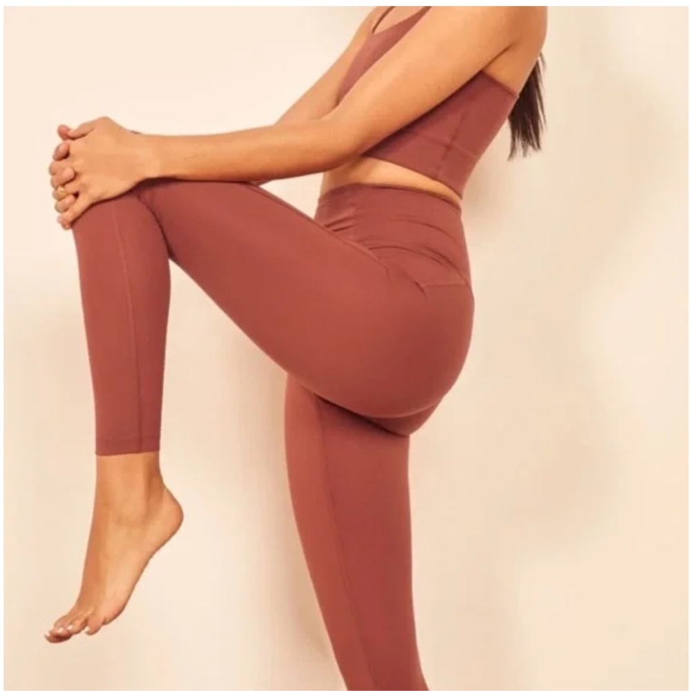 NWOT Girlfriend Collective Leggings - Rust